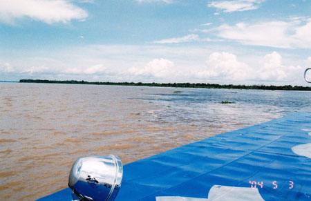 アマゾン川―水の出会いの地点